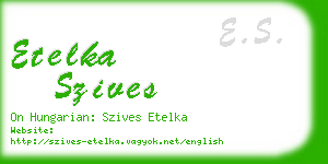 etelka szives business card